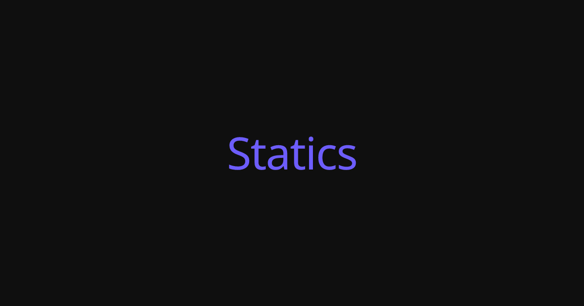 Statics | Apps that matter